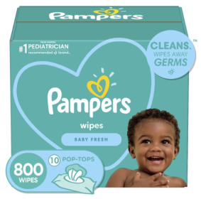 Pampers Baby Wipes Baby Fresh;  800 Count